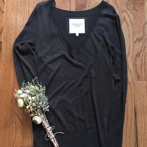Abercrombie Brown Lightweight Sweater